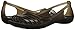 crocs Women's Isabella Huarache Flat W Jelly Sandal, Black, 7 M US