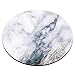 Mouse Pad,Galdas Classic White Marble Customized Mousepad Round Rubber Base Cloth Mouse Pads for Computers Laptop (Updated Version)