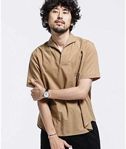 Amazon ナノ ユニバース メンズ Nano Universe Web限定 Flow Linen スキッパーシャツ ベージュ Xl シャツ 通販