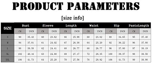 Women Casual Ripped Hole Pullover Hoodie Sweatpants 2 Piece Sport Jumpsuits Outfits Set (Navy, XXXL) - Thumbnail 5