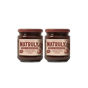 NATRULY Hazelnoot en cacaopasta, suikervrij en zonder zoetstoffen, met cichoreivezels, melkchocoladesmaak (verpakking…