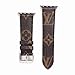 38/40MM Compatible Apple Watch Straps, Luxury Fashion PU Leather Classic Wrist Bands for Women and Men, Replacement for Apple Watch Series 4 3 2 1 38mm (fit for 40mm) (Large Monogram)