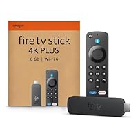 Amazon Fire TV Stick 4K Plus streaming device, supports Wi-Fi 6, Dolby Vision/Atmos, HDR10+