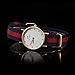 Daniel Wellington Women's 0905DW Oxford Stainless Steel Watch With Striped Nylon Band