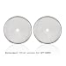 Replacement Stainless Steel Screen Filter Mesh for Secura 1500ML/50-Ounce, French Press Coffee Maker SFP-50DSC, 2PK