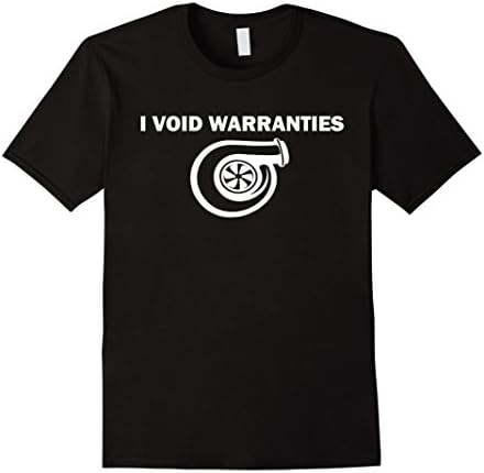 Men's I Void Warranties T-Shirt 3XL Black