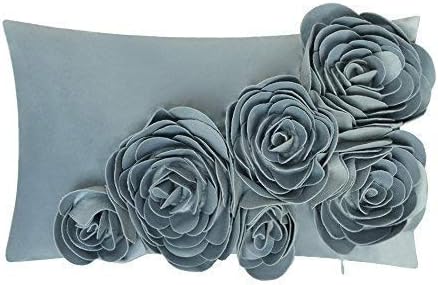Amazon Com Jwh 3d Handmade Accent Pillow Cases Rose Flowers