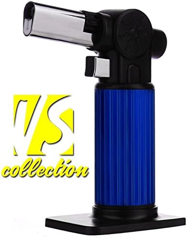 Jet Lighter, Culinary Torch - Butane Kitchen Torch - Cooking Torch - Chef's Best Torch - Multifunctional Heat Resistant - Baking Torch (BLUE)