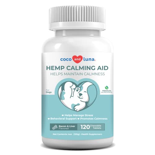 Calming Chews for Dogs Helps with Dog Anxiety, Barking, Stress Relief