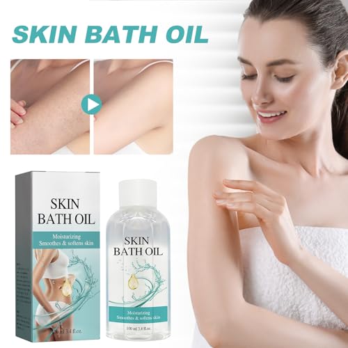 KAYZIU SKIN BATH OIL SO SOFT & SENSUAL, MOISTURIZING, SMOOTHING, SOFTENS DRY OR ROUGH SKIN, LILY, ROSEMARY, ALOE VERA SCENT