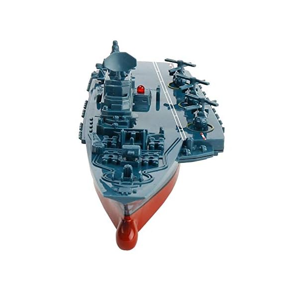 GJQDDP RC Schiff Boote, Fernbedienung Boot für Pools und Seen Innovative Spielzeug Fernbedienung Boot Militär Exquisite… – Bild 3