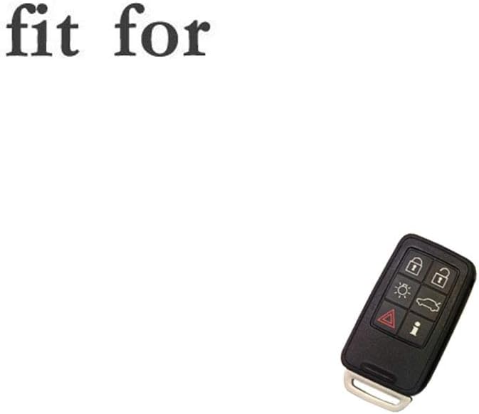 BROVACS Silicone Cover Protector Case Holder Skin Jacket Compatible with VOLVO 6 Button Smart Remote Key Fob CV4782 Black - Image 4