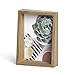 Umbra Edge Wooden Picture Frame and Photo Display for Table Top or Wall​, 5x7-Inch, Natural, 5 by 7-Inch