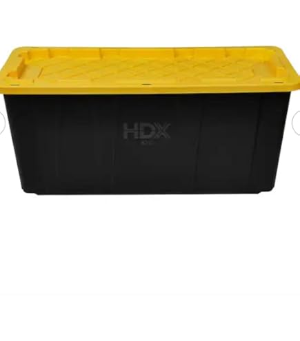 77 Gallon Hdx Storage Tote With Wheels 27 Gallon Storage Bin