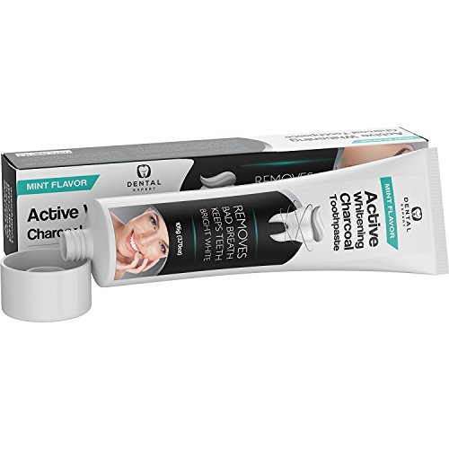 Activated-Charcoal-Teeth-Whitening-Toothpaste-DESTROYS-BAD-BREATH-Best-Natural-Black-Tooth-Paste-Kit-MINT-FLAVOR-Herbal-Decay-Treatment-REMOVES-COFFEE-STAINS-105g-37-Oz