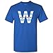 UGP Campus Apparel Chicago Flag W Mens T-Shirt - Medium - Royal