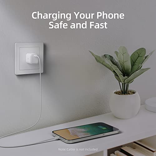 USB C Fast Wall Charger Block: TUNNU Power Adapter 30W GaN PD Charging Plug for Type C Smartphone Tablet Notebook - Compatible with Apple iPhone 13/12/Pro iPad Samsung Galaxy Google Pixel MacBook Air
