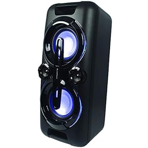 Majestic TS 80R BT USB AX – Bluetooth Multimedia Sound System 120W LED plaat optiek 7 kleuren 2 microfooningangen 2x USB…