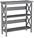 Convenience Concepts Oxford 3 Tier Bookcase, Gray