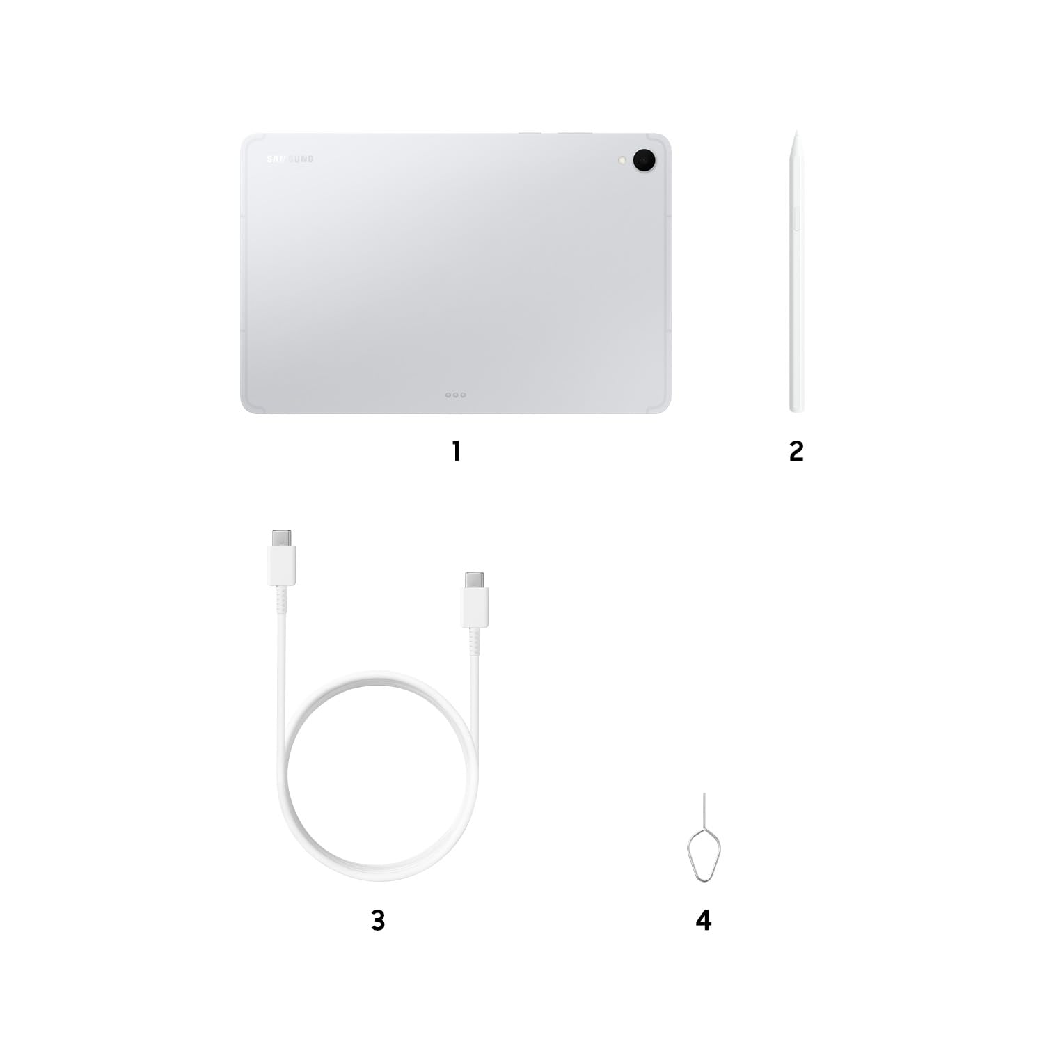Samsung Galaxy Tab S11, AI Tablet, Wi-Fi, Leichtes Design, Vielseitige KI-Tools, DeX, 128 GB Speicher, 12 GB RAM, Lange Akkulaufzeit, Silver, 3 Jahre Herstellergarantie [Exklusiv auf Amazon] 8