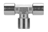 AIGNEP USA 82400N-08 Female Tee, 1/2" NPTF Thread