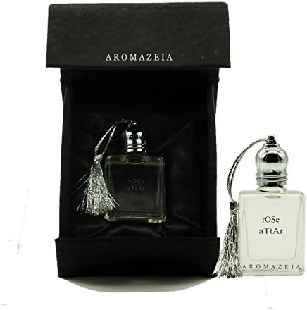 Aromazeia Rose Attar (From India's Perfume capital- Kannauj) Organic Grade Base 10ml