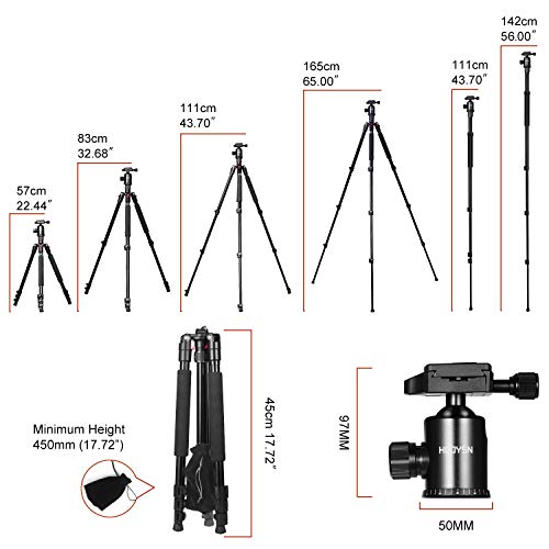 1 HEOYSN+Compact+Aluminum+Detachable+17+64lbs