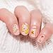 Adurself 1000+ Patterns Autumn Nail Art Decals Fall 3D Nail Self-Adhesive Stickers Harvest Pumpkin Maple Leaves Sunflower Squirrel for Women Girls Kids DIY Nail Design Manicure Thanksgiving Day