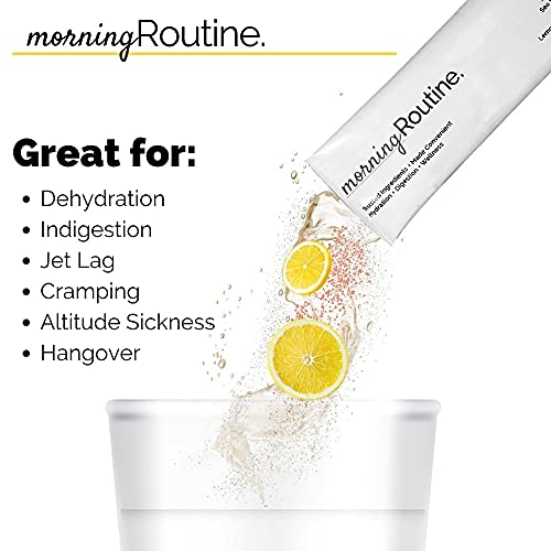 Morning Routine Daily Hydration Electrolyte Powder Packets with Apple