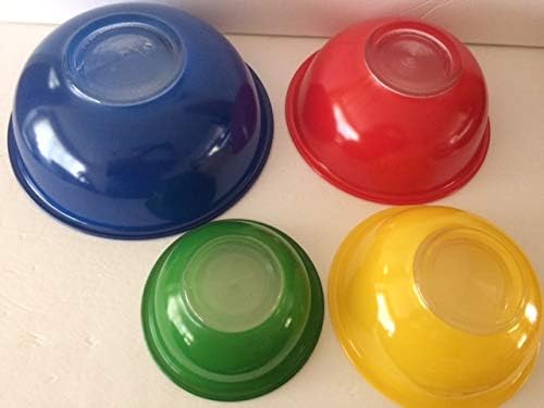 Vintage pyrex primary color mixing bowls Clearance