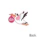 Big Dot of Happiness Girl Special Delivery - Decorations DIY Pink It's A Girl Stork Baby Shower Party Essentials - Set of 20