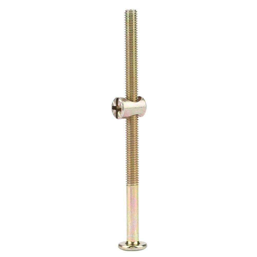 Hilitand 10 Pcs Hammer Head Nut, Flat Head Screw, Stainless Steel Flat Screw, Hex Socket with Cross Nut Hammer Bolt Fastener (6X90mm)