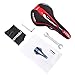 OUTERDO Bike Saddle Mountain Bike Seat Breathable Comfortable Bicycle Seat with Central Relief Zone and Ergonomics Design Fit for Road Bike and Mountain Bike