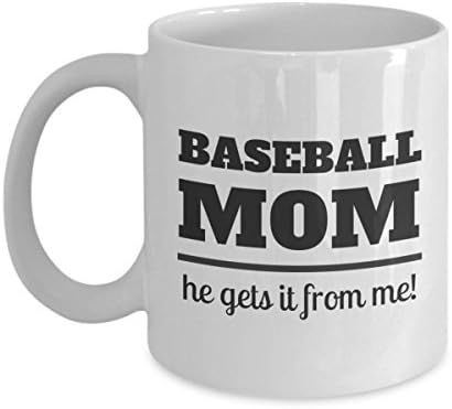 Baseball Mom, Coffee Mug, Ceramic Mug, Gift For Mom, Gift For Mother, Gift Idea For Mom, Mothers Day Mug, Perfect Gift For Mom, 11oz 15oz