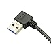 Goliton? Left 90 Degree Elbow USB 3.0 Male to USB 3.1 Type C Elbow Data Line Cable