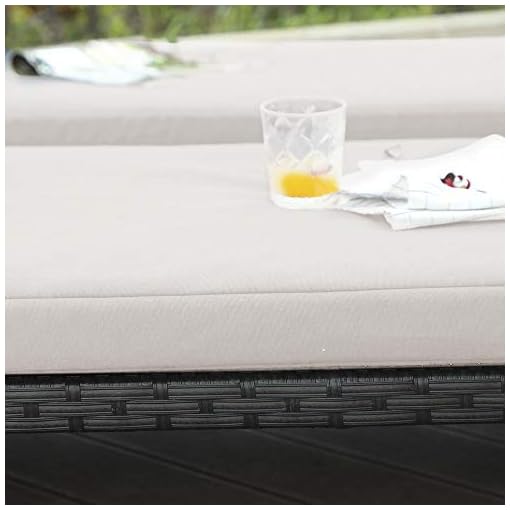 OAKVILLE FURNITURE 61702 Patio Outdoor Adjustable Pool Chaise Lounge