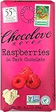 Chocolove Xoxo Raspberries In Dark Chocolate Bar