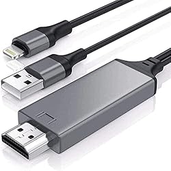 Lightning to HDMI Cable Adapter Compatible with