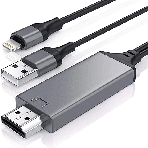 Lightning to HDMI Cable Adapter Compatible with