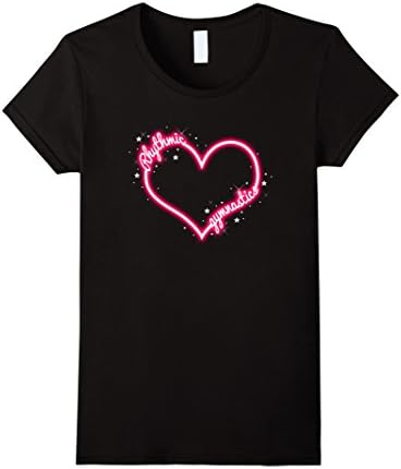 Womens I Love Rhythmic Gymnastics T-Shirt Small Black