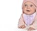 Baby Bandana Drool Bibs, 4 Pack Pink Leakproof Burp Cloth Soft Absorbent Cotton