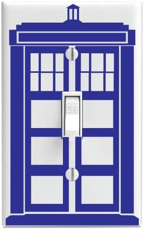 Dr Who Tardis Lightswitch Die Cut Decal