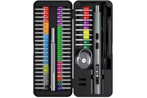 ZZR SEVEN Screwdriver Set, Electric Screwdriver, Precision Screwdriver Set, Repair Tools with USB Charge, Fix Phone Laptop Toys Watch Camera (58 in 1 882058)