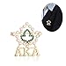 Lanqueen Gifts, Vintage Crystal Pearl Brooch Gold Graduation Gifts for Women