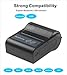 WeeiUs 80mm 3’1/8 Bluetooth Thermal Receipt Printer Mini Wireless Portable Mobile POS Printer Compatible with Android iOS Windows Linux ESC POS Starthumb 3