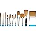 Winsor & Newton Cotman Water Colour Series 111 Short Handle Synthetic Brush, SH #4 Blue