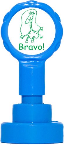 Teacher Stamps br032 cm Teacher Self-Inking Stamp Set for Bravo Random Color)