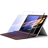 Pulais Surface Go Screen Protector (2 Pack),Tempered Glass Screen Protector for Microsoft Surface Go 2018 Released [Clear and Anti Blue] [Installation Wings][ Scratch-Resistant]