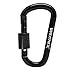 VORNNEX 6PCS Aluminum D Ring Locking Carabiner D Shape Super Light wiregate Carabiner Keychain Clip for Hammock