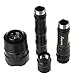 SecurityIng Super Bright 1800 Lumens 3 LEDs Flashlight Extensible Powerful Lighting Torch (18650 Rechargeable Battery Not Included)
